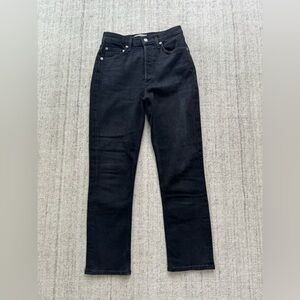Agolde Riley black jeans, Sz 25